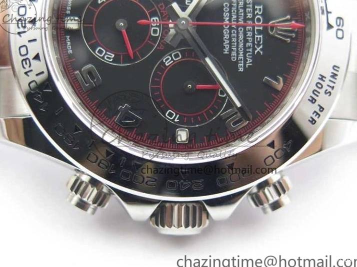 MiroTime 0116 Vibrant Daytona 116520 SS Noob 1:1 Best Edition Black Dial On SS Bracelet A 2987